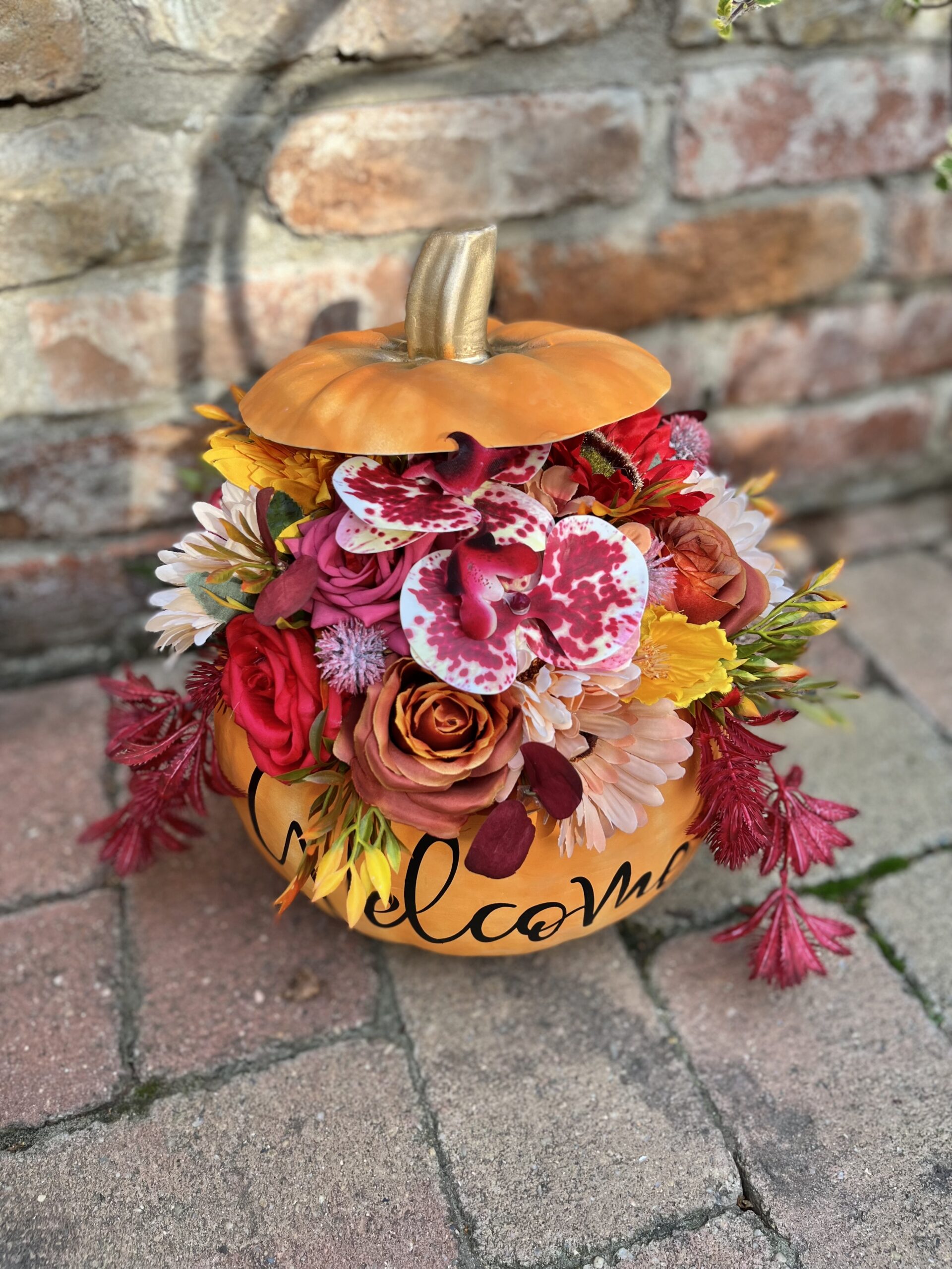 Narancssárga kerámia tök