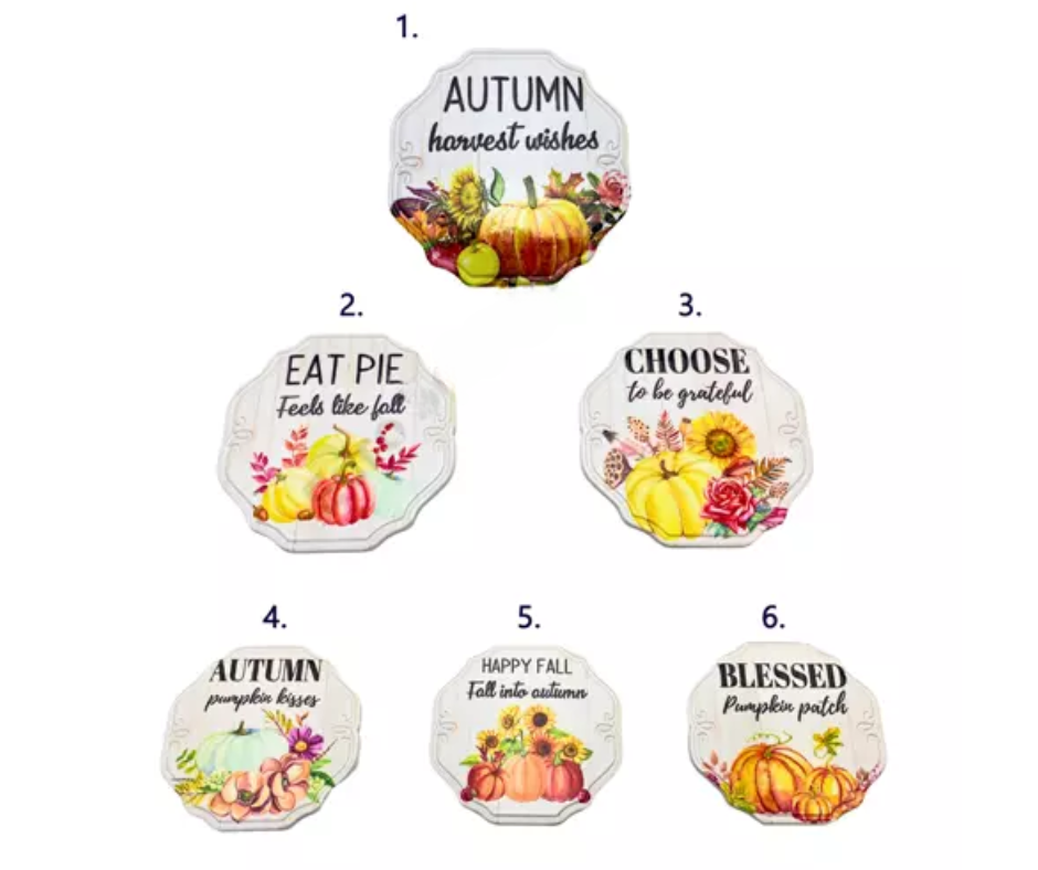 Őszi pohár alátét